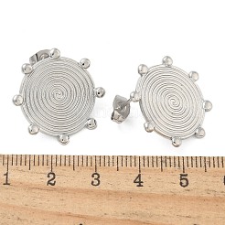 Серьги-гвоздики из нержавеющей стали 304 для женщин EJEW-M089-03P