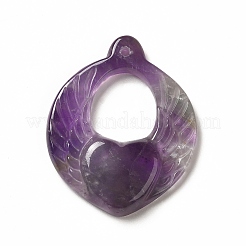 Pendenti d'ametista naturale&nbsp;G-G997-H04
