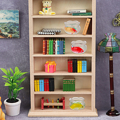 4шт 4-х цветные пластиковые аквариумы&nbsp;AJEW-HY0002-56