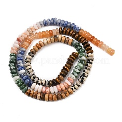 Натуральные бусины из тигрового глаза&nbsp;G-Z135-C06-2x4mm