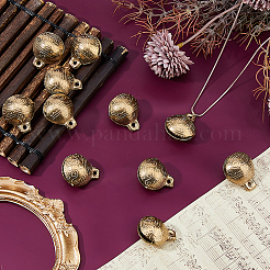 Латунные подвески-колокольчики KKB-FH0001-01C