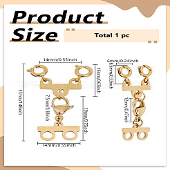1 шт. карабины из нержавеющей стали 304&nbsp;STAS-LP0001-32G