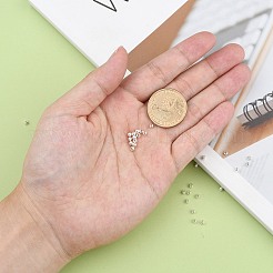 PVD真空メッキ真鍮丸型スペーサービーズ  カドミウムフリー＆鉛フリー  銀色のメッキ  3mm  穴：1mm&nbsp;X-KK-I601-3mm-S-RS