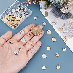 60 шт. 4 стиля ионного покрытия (IP) 304 нержавеющая сталь подвески&nbsp;STAS-AR0002-51