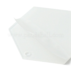 Kits de fabricación de llaveros con borlas de disco acrílico diy&nbsp;DIY-FS0006-01B