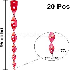 ПВХ пластиковая спираль светоотражающие птицы репеллент безопасности стержень AJEW-GA0001-04
