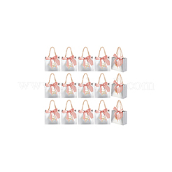 Складные бумажные подарочные пакеты с ручкой&nbsp;ABAG-WH0045-22