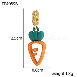 Подвески из латуни с микропаве и кубическим цирконием&nbsp;STAS-OY010-90G