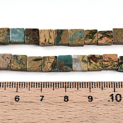 Нити бусин из натурального камня вердит G-N346-05A-02