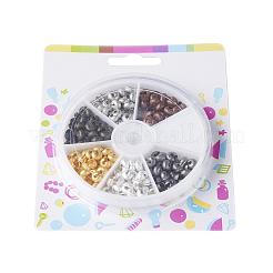 Латунь обжима крышек бусинки KK-JP0005-01