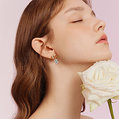 8 нити 4 стилей гальванизированные прозрачные стеклянные бусины нити EGLA-LT0001-02A