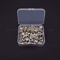 Тибетский стиль сплава цинка европейские шарики PH-MPDL-R038-008AS