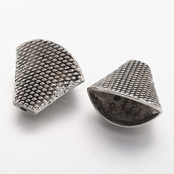 Tibetischen Stil Legierungskorn Kegel&nbsp;PALLOY-F133-21AS