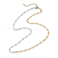 Женские ожерелья-цепочки в форме листьев и цветов из нержавеющей стали 304&nbsp;NJEW-JN05585