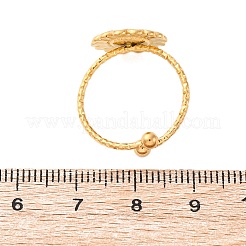 Кольца-манжеты из нержавеющей стали 304 с эмалевым покрытием&nbsp;RJEW-D306-31G