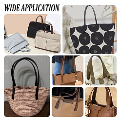 3 пара двухцветных пришивных ручек для сумок из коровьей кожи FIND-PH0010-62