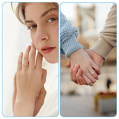 10 Stück 304 Edelstahl-Fingerring-Strass-Einstellungen&nbsp;STAS-TA0005-87