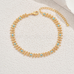 Летние керамические бусины из латунной цепочки для женщин&nbsp;MW4198