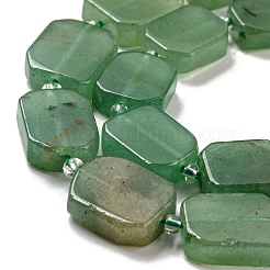 Chapelets de perles en aventurine vert naturel&nbsp;G-Z043-A02-01