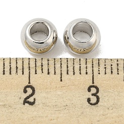Placcatura a cremagliera perline in ottone a foro grande&nbsp;FIND-Z024-04A-P