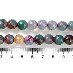 Filo di perline di agata naturale&nbsp;G-M437-B01-01G