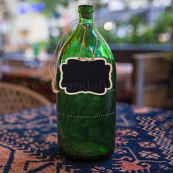 10 шт. 2 пустых деревянных мини-доски для вывесок AJEW-DR0001-18