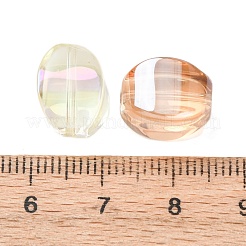 Perles en verre electroplate&nbsp;EGLA-L048-02