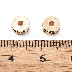 Perline zirconi micro pave  in ottone&nbsp;KK-R216-14KCG-02