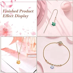 100шт ручной работы бусины лэмпворк LAMP-CJ0001-82