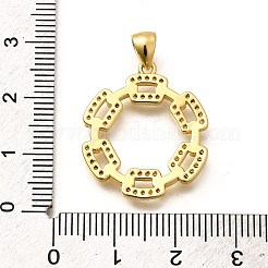 Стойки обшивки латунь микро проложить Циркон подвеску KK-L226-016G