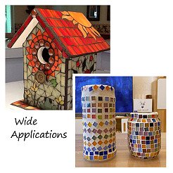 272 шт. 2 квадратных прозрачных стеклянных кабошона GLAA-EL0001-01C