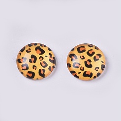 Cabochons en verre&nbsp;LS-GLAA-WH0015-09B