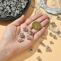 150 шт. 15 стиля бусины из сплава в тибетском стиле&nbsp;TIBE-YW0001-59