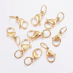 Ионное покрытие (ip) застежки-лобстеры из нержавеющей стали 304&nbsp;STAS-P139-A17-G