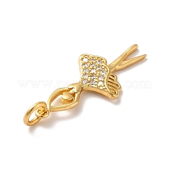 Стойки обшивки латунь микро проложить Циркон подвеску KK-I688-13G