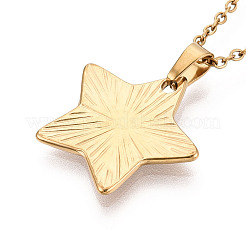 Подвески из нержавеющей стали 304&nbsp;NJEW-T018-45G