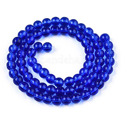 Chapelets de perles en verre transparente  &nbsp;LS-GLAA-T032-T4mm-16