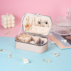 Коробка для хранения ювелирных изделий из искусственной кожи&nbsp;LBOX-TAC0001-01C