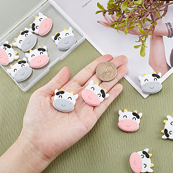 12шт 2 цвета силиконовые бусины&nbsp;FIND-CA0005-06