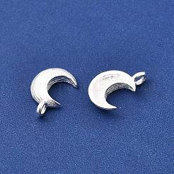 925 breloque lune texturée en argent sterling&nbsp;STER-K188-09B-S