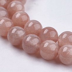 Natürliche sunstone Perlen Stränge&nbsp;LS-G-J157-8mm-07