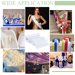 Polyester Satinband&nbsp;OCOR-WH0105-015C