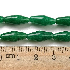 Нити бусин из натурального белого нефрита (крашеные) G-A223-A07-01