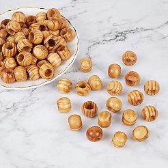 Сосна натурального дерева бисер WOOD-OC0001-21