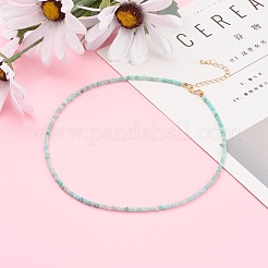 Природных драгоценных камней бисера ожерелья NJEW-JN03315