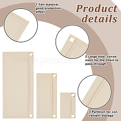 4шт. прямоугольный войлочный органайзер для кошелька&nbsp;FIND-DR0001-97B