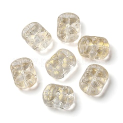 Perle di vetro trasparente&nbsp;GLAA-D007-01E