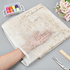 Полиэфирная кружевная ткань&nbsp;DIY-WH0632-52