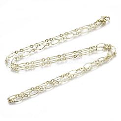 Изготовление колье из латунных кабельных цепочек&nbsp;MAK-S072-16B-14KC