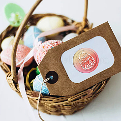 Латунная восковая печать штамп с ручкой&nbsp;AJEW-WH0184-0789